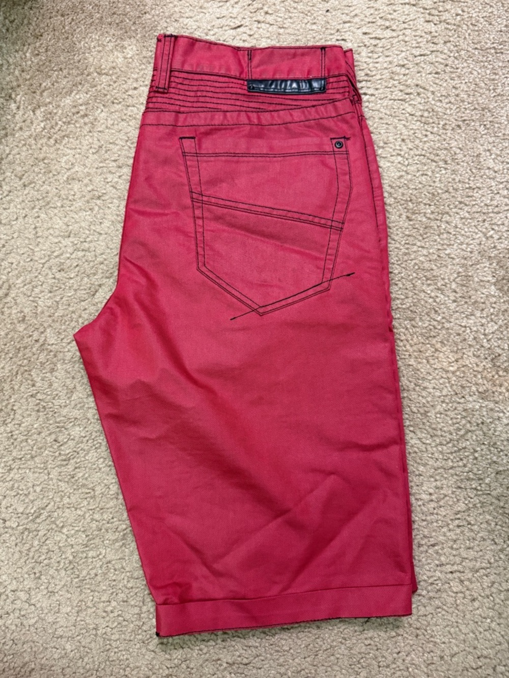 G by Guess— Men’s Red Shorts, Korbin Slim Fit - Picture 3 of 7